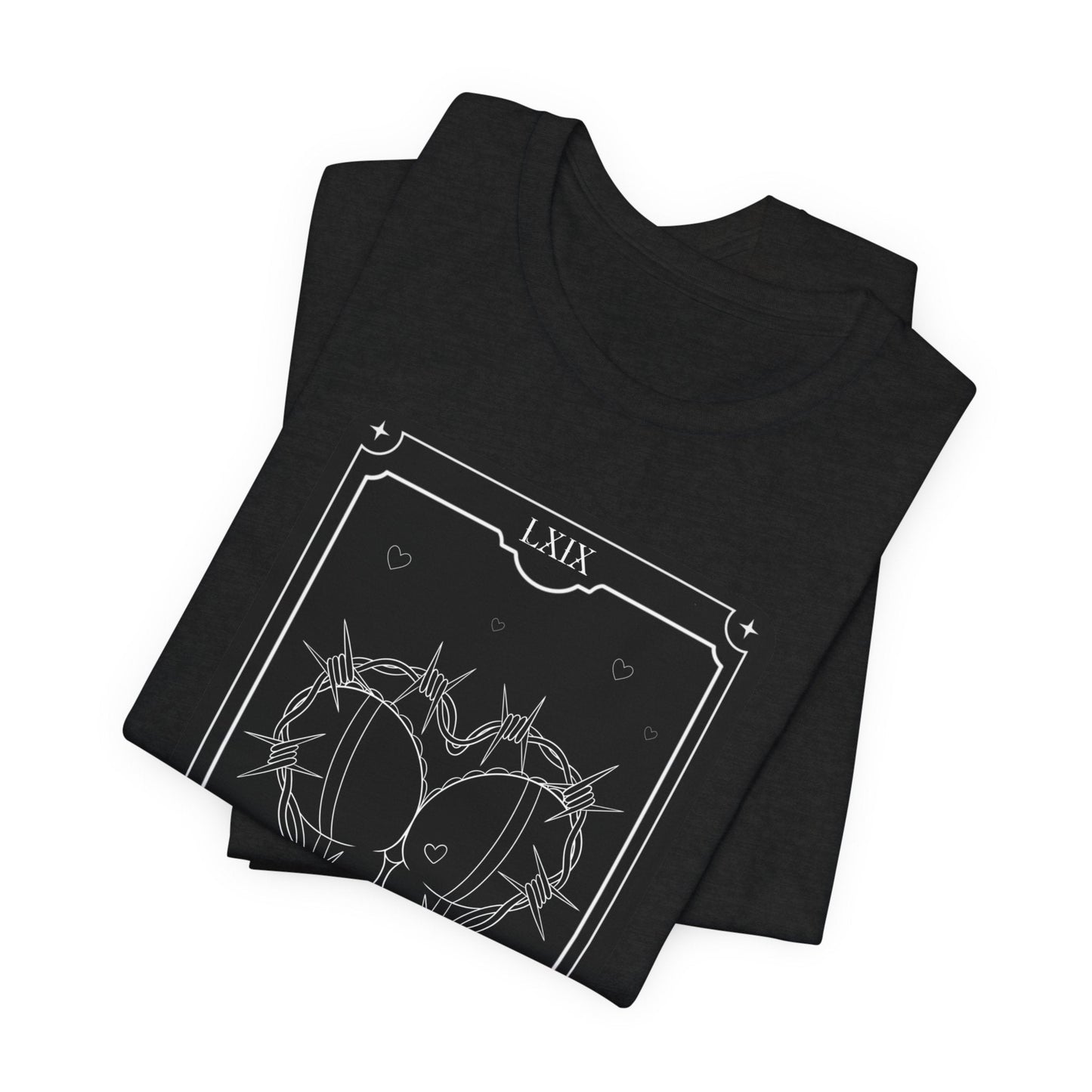 Smut Tarot Card Unisex Jersey Short Sleeve Tee - Awfullynerdy.co