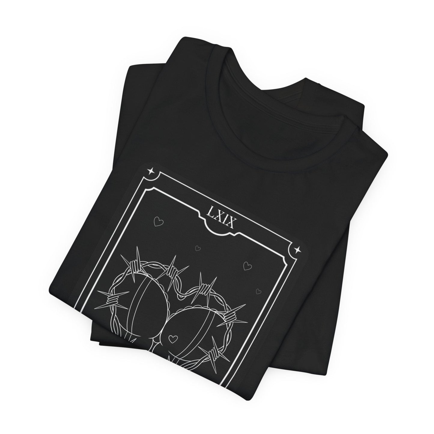 Smut Tarot Card Unisex Jersey Short Sleeve Tee - Awfullynerdy.co