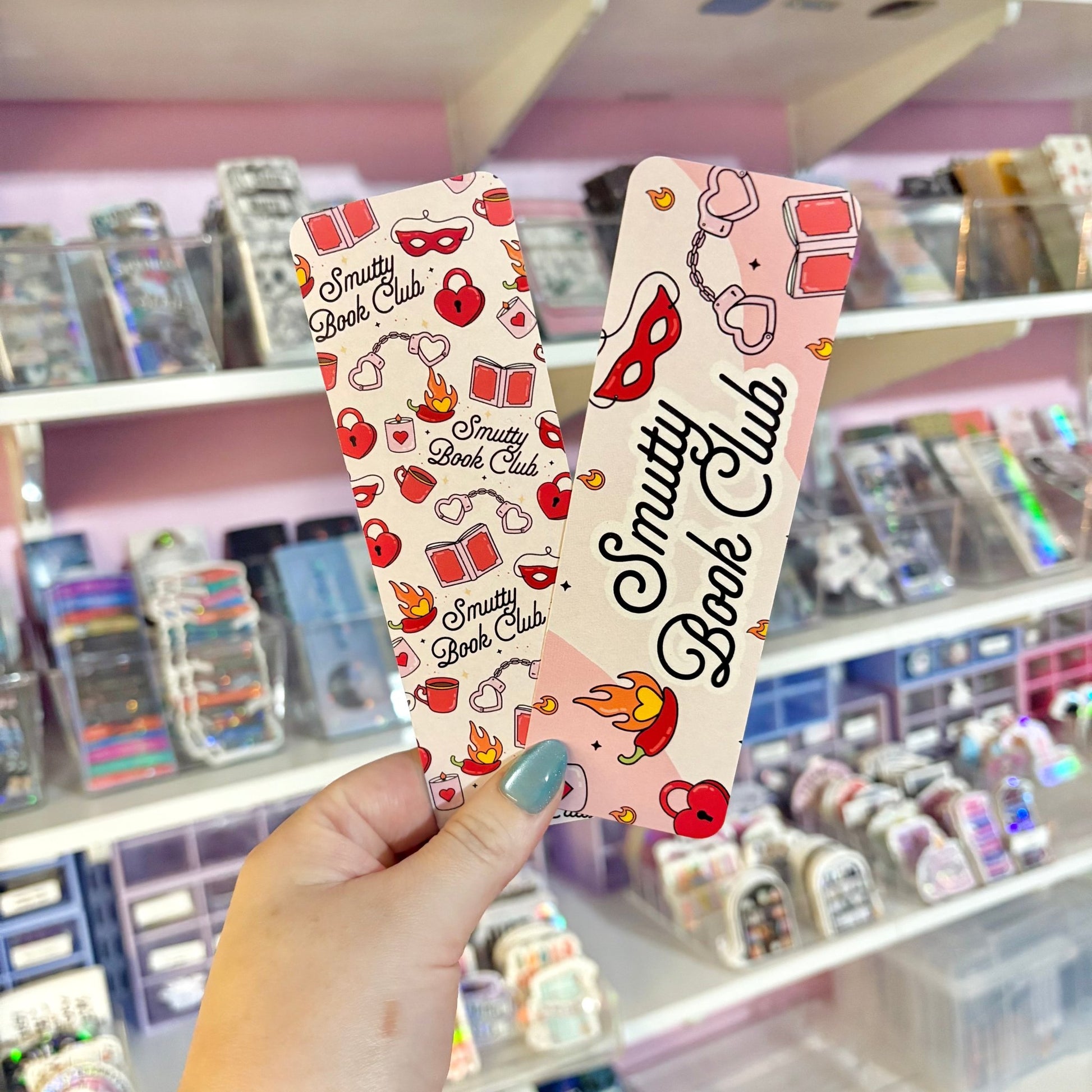 Smutty Book Club Cardstock Bookmark - Awfullynerdy.co