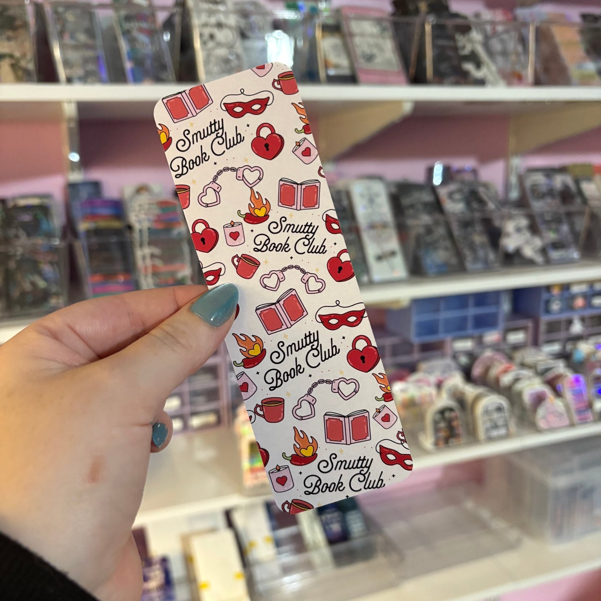 Smutty Book Club Cardstock Bookmark - Awfullynerdy.co