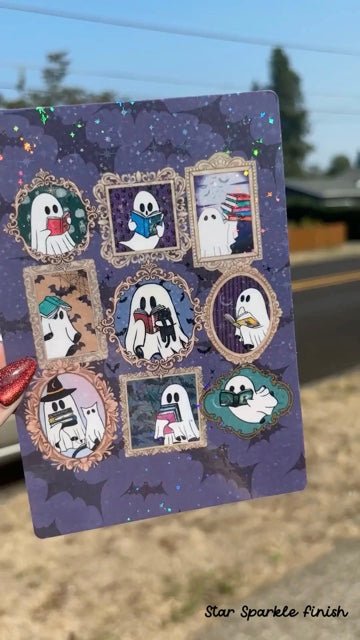 Spooky Red and Black Halloween Collage Kindle Paperwhite Insert - Awfullynerdy.co