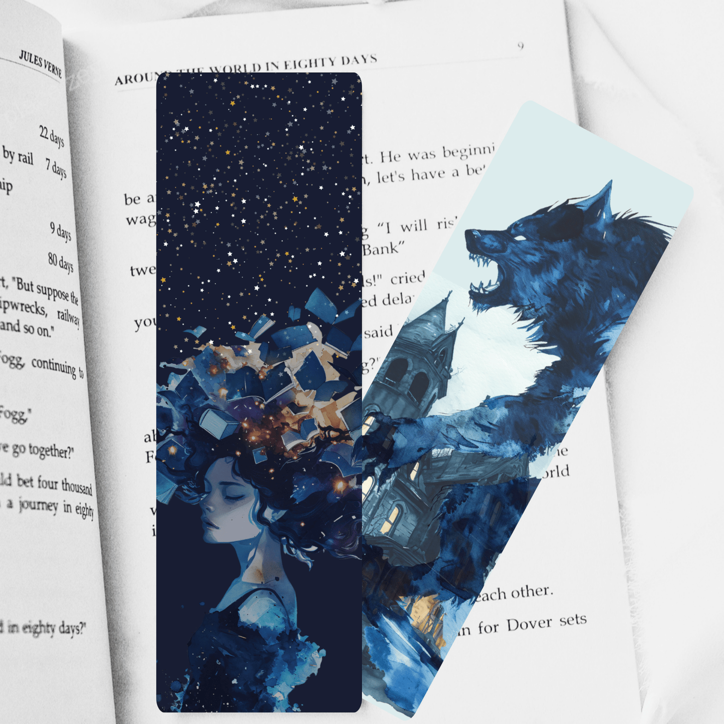 Spooky Stories Dual - Sided Cardstock Bookmark - Awfullynerdy.co