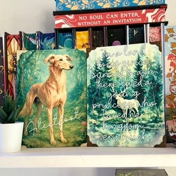 Stag of the North – Fantasy Quote Metal Art – 6x8" Sublimated Photo Art - Awfullynerdy.co