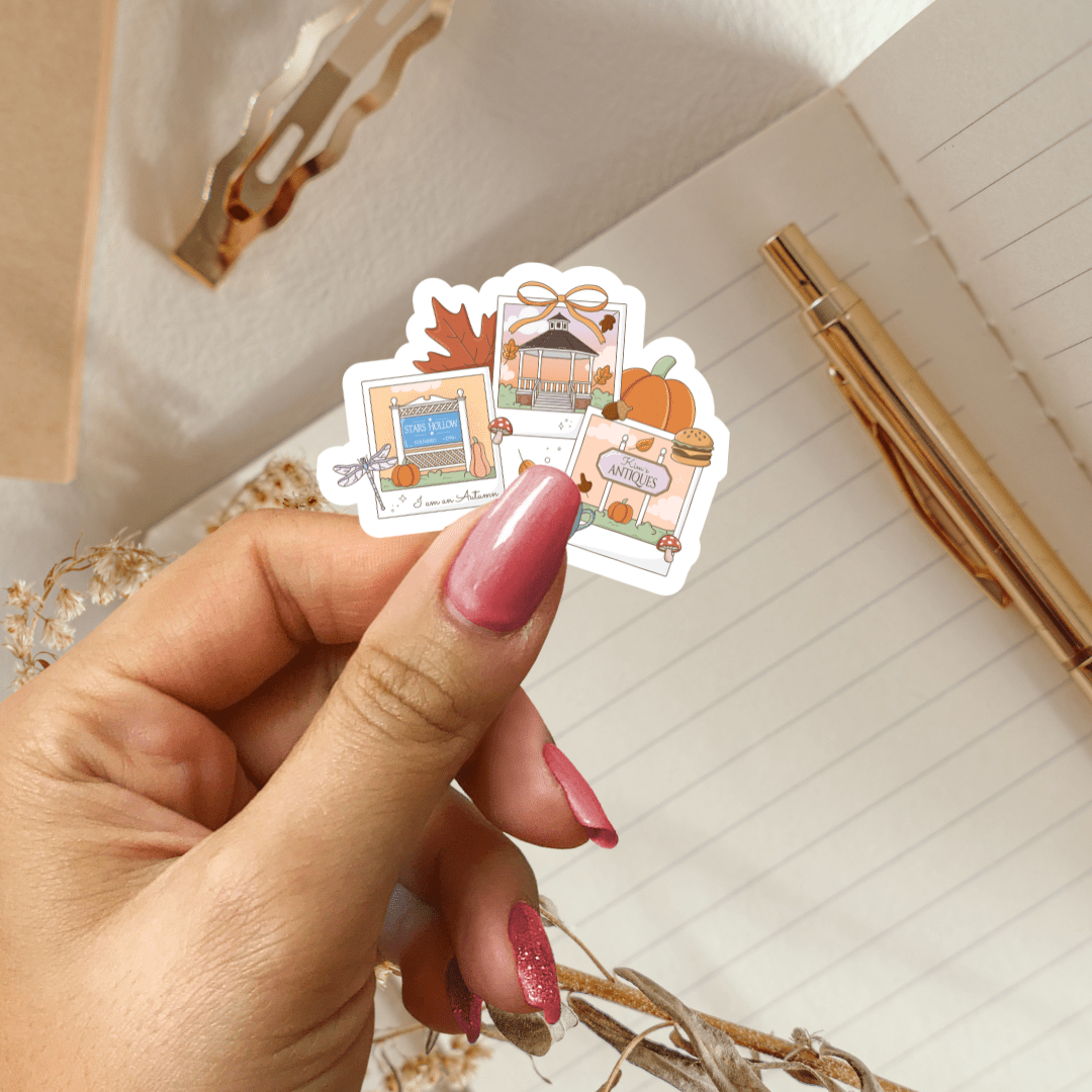 Stars Hollow Photos Crushed Glitter Sticker - Awfullynerdy.co