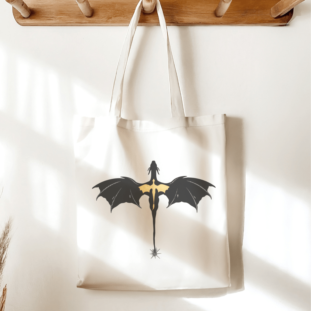 Tairn and Andarna Sublimated Canvas Tote Bag - Awfullynerdy.co