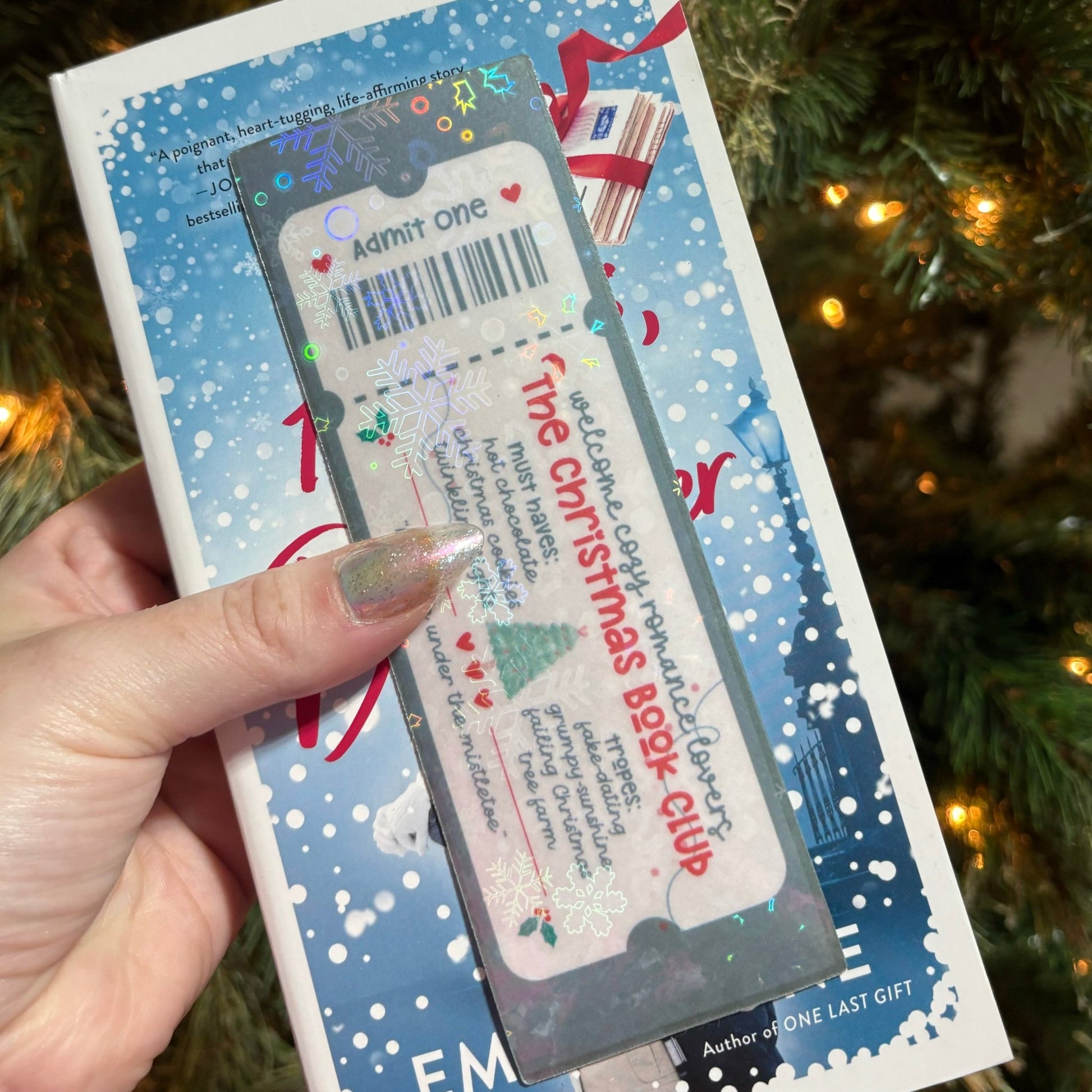The Christmas Book Club Bookmark - Awfullynerdy.co