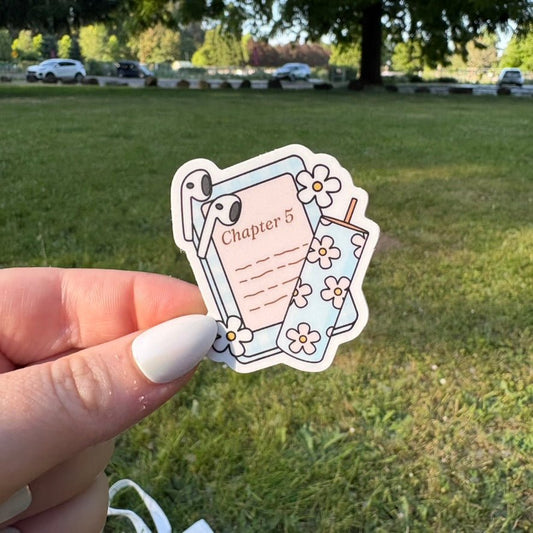 The Perfect Three Kindle Matte Sticker - Awfullynerdy.co