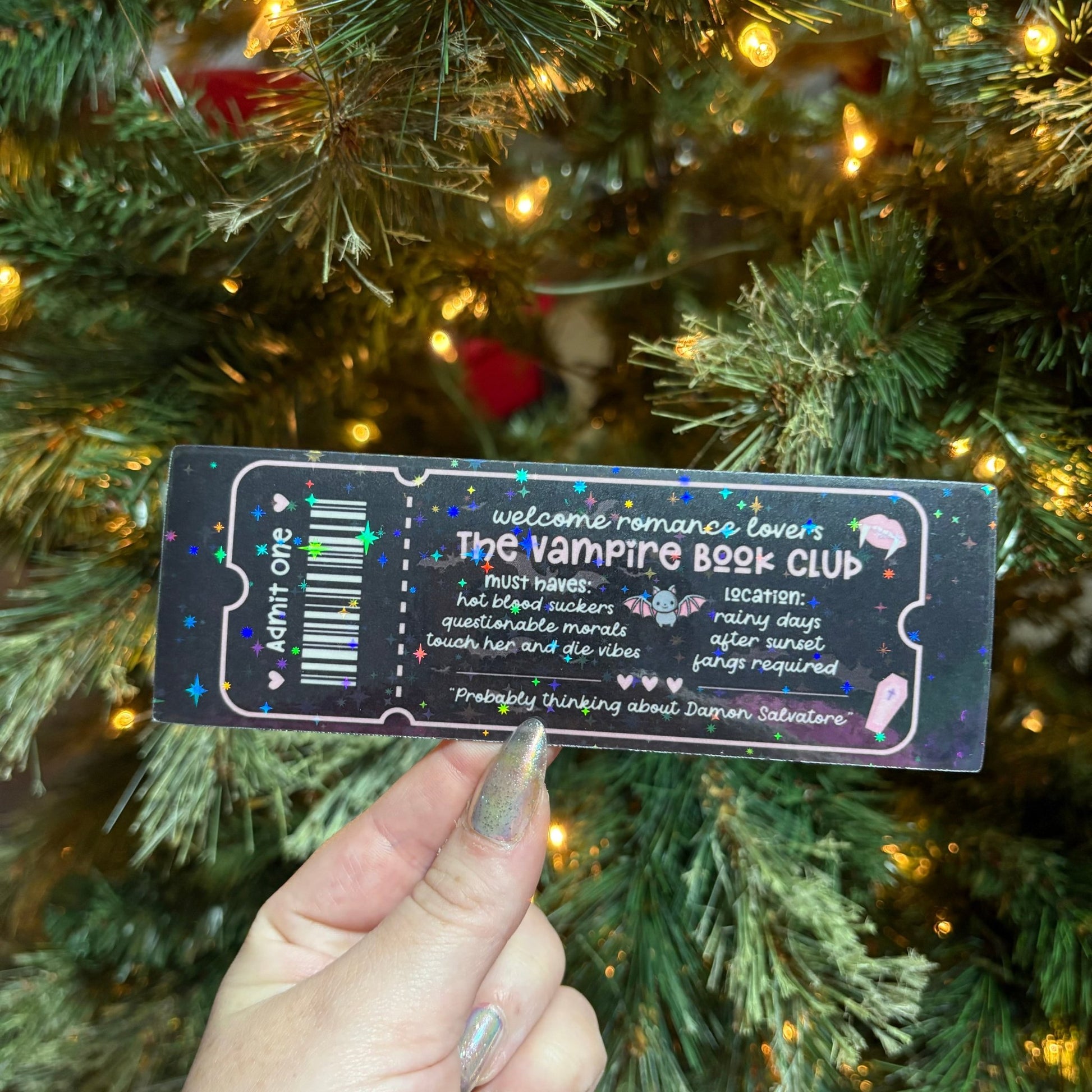 The Vampire Book Club Bookmark - Awfullynerdy.co