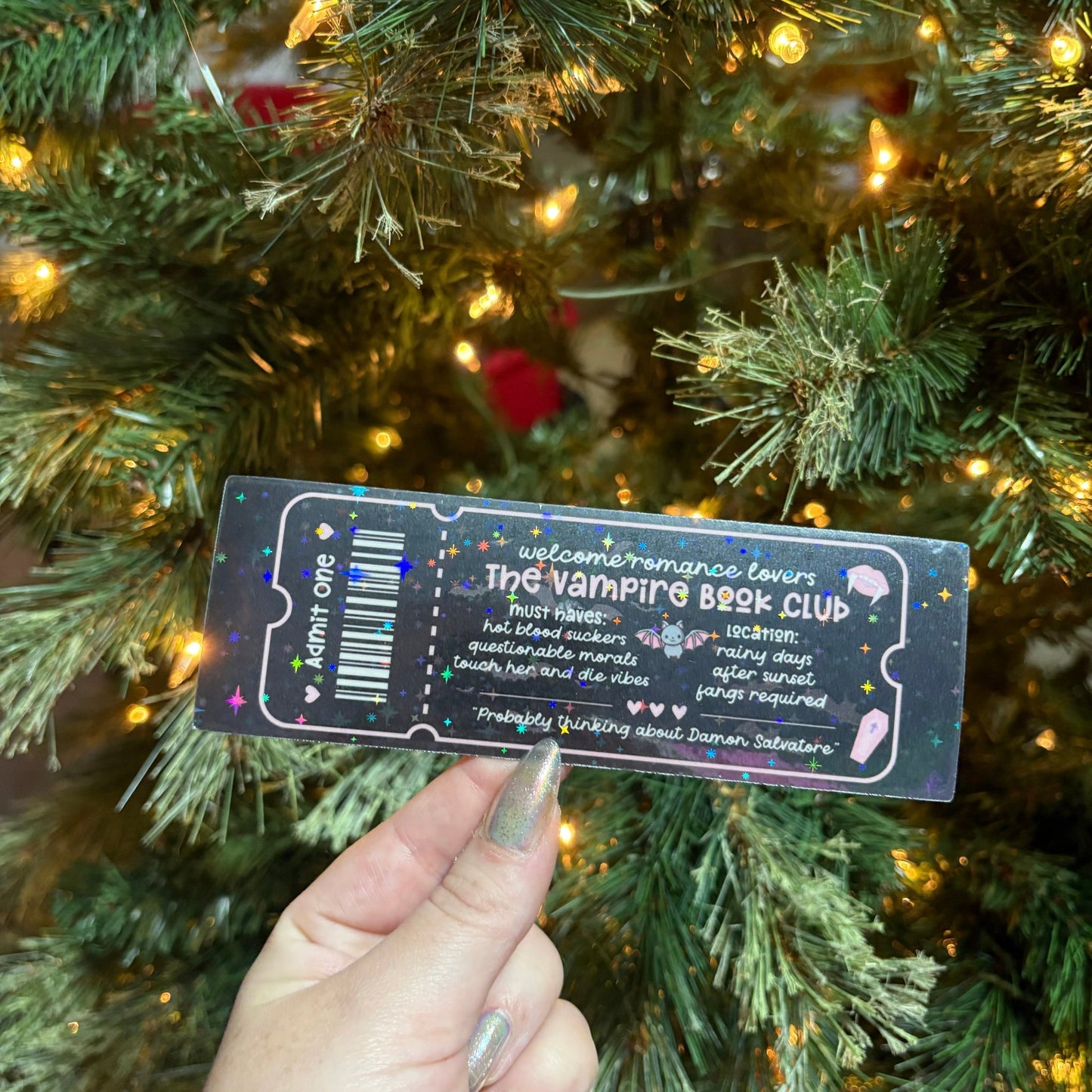 The Vampire Book Club Bookmark - Awfullynerdy.co