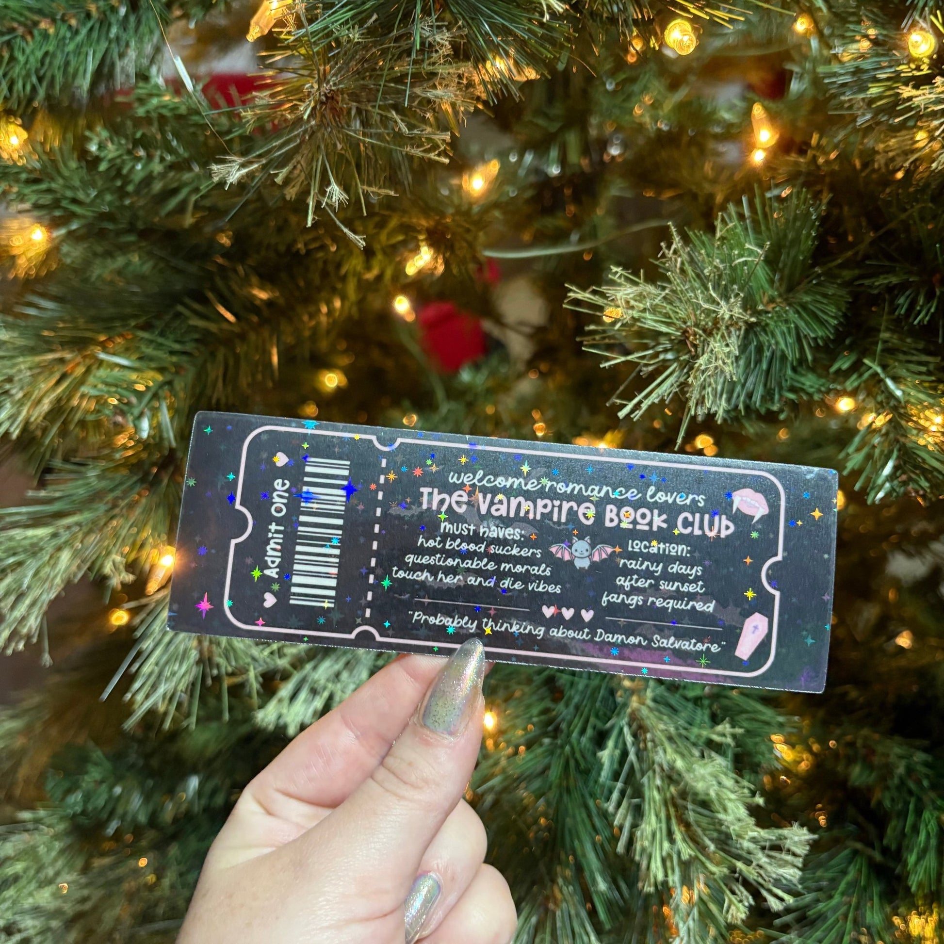The Vampire Book Club Bookmark - Awfullynerdy.co