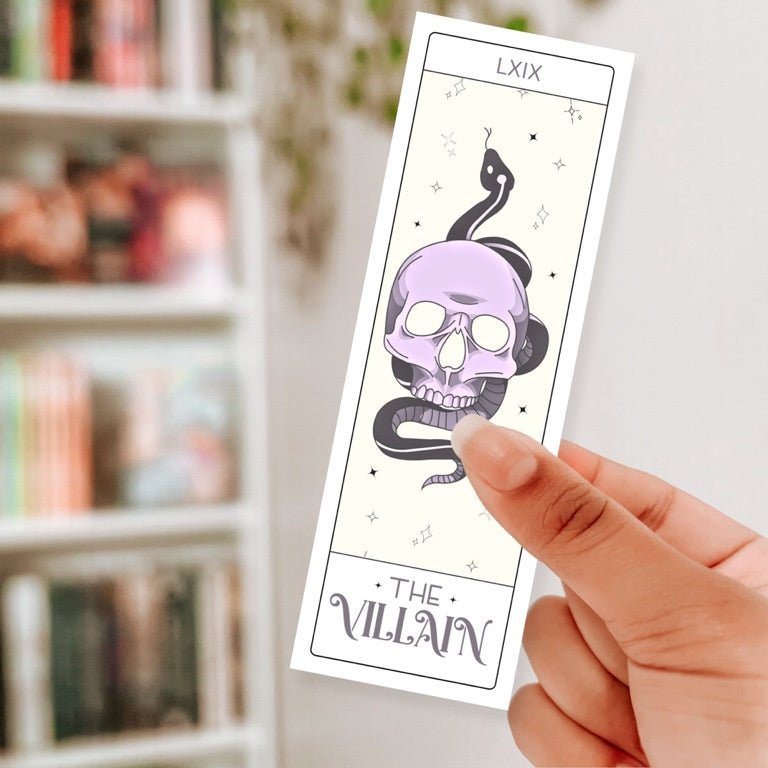 The Villain Tarot Card Sparkle Bookmark - Awfullynerdy.co