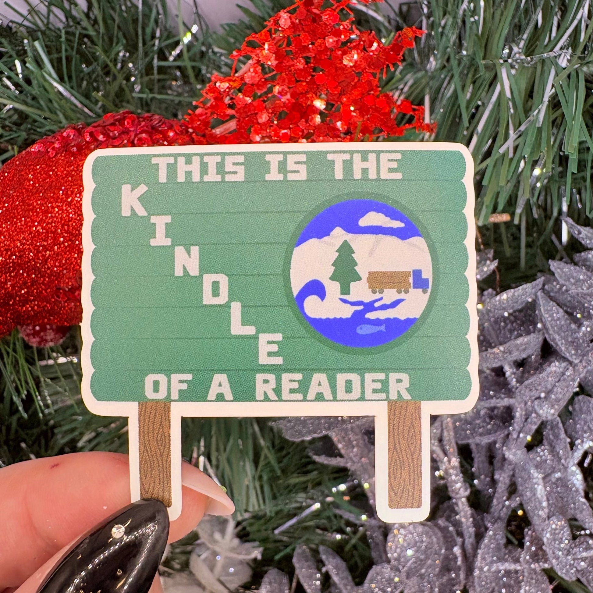 This is the Kindle of a Reader Twilight Inspired Sticker - Awfullynerdy.co