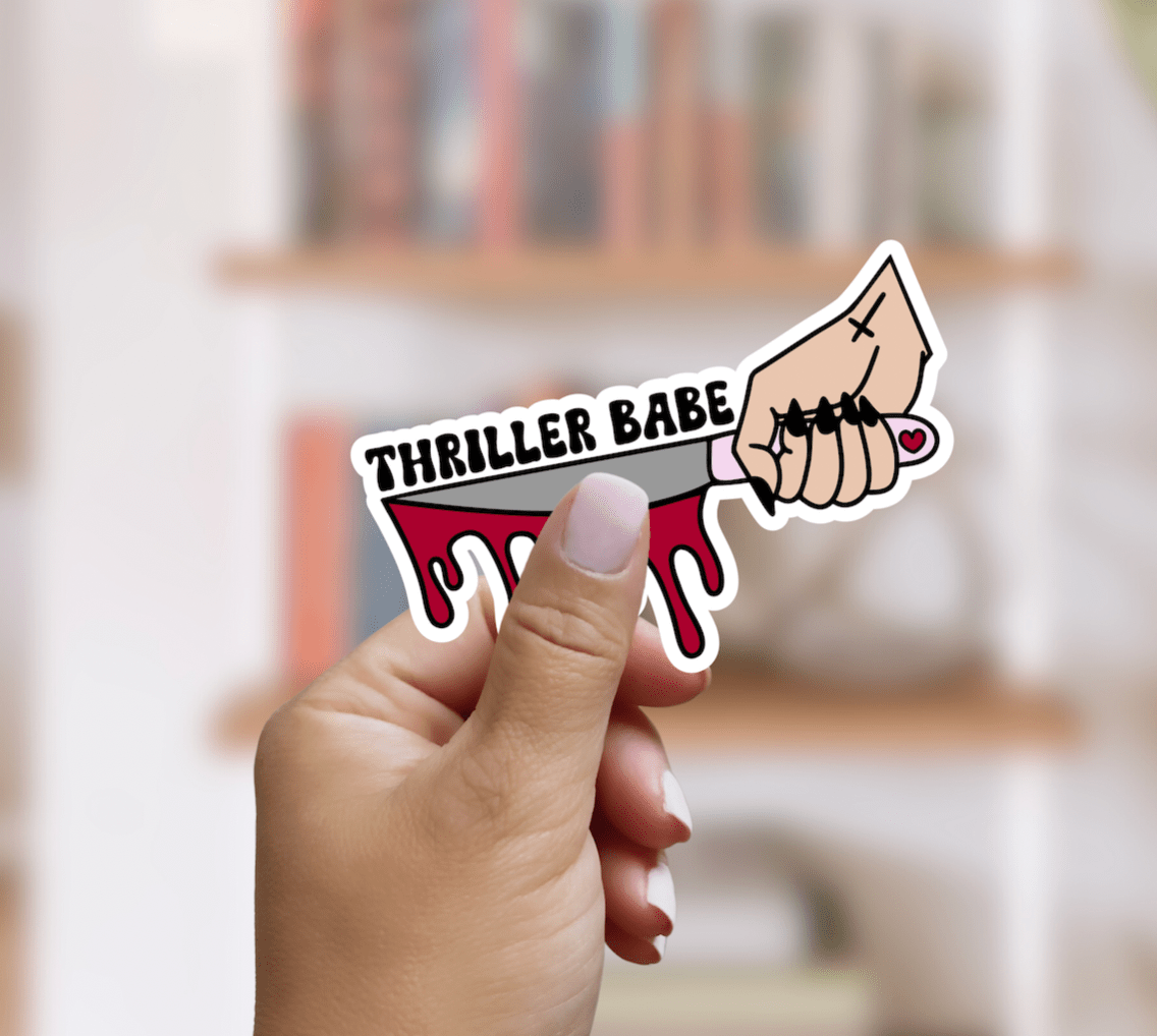 Thriller Babe Sticker - Awfullynerdy.co