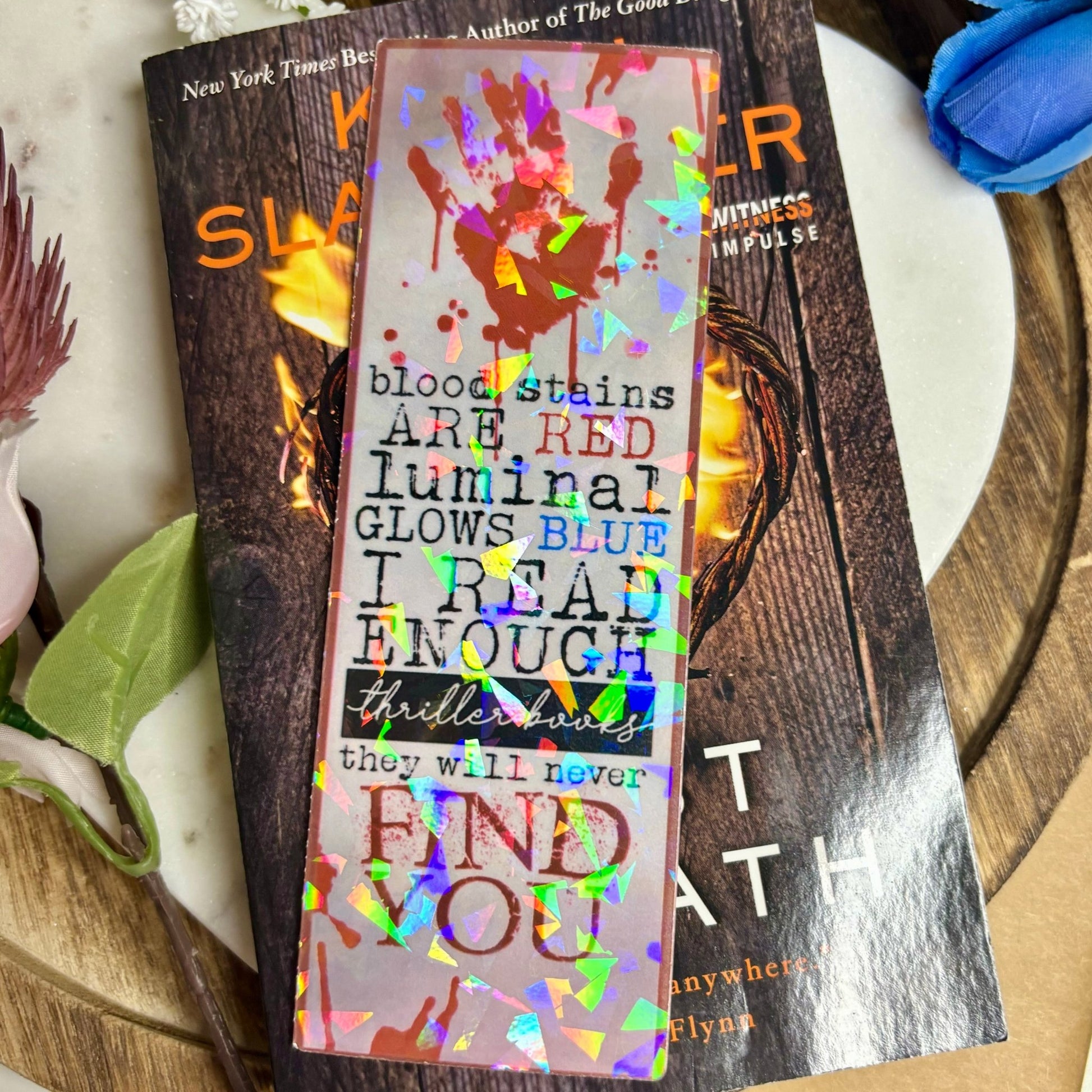 Thriller Books Cardstock Bookmark Bundle - Awfullynerdy.co