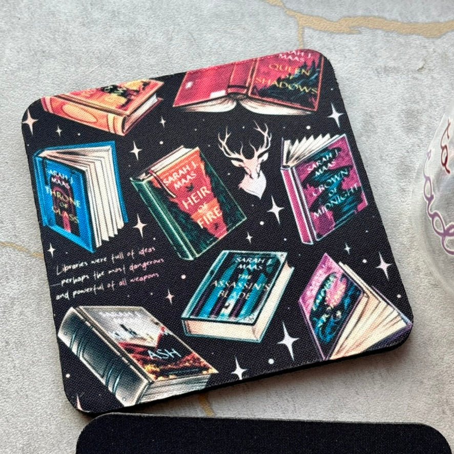 Throne of Glass Inspired Coasters - Set of 2 - Awfullynerdy.co