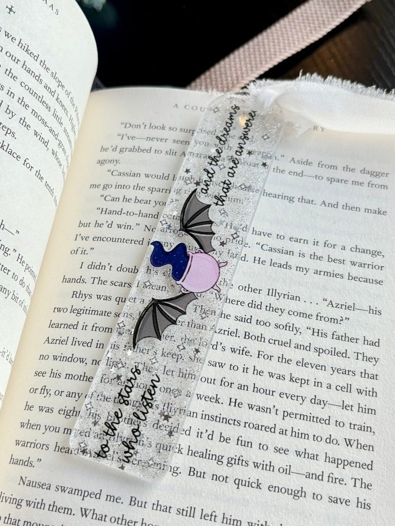 To The Stars Who Listen Acrylic Bookmark - Awfullynerdy.co