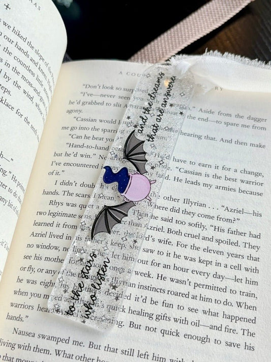 To The Stars Who Listen Acrylic Bookmark - Awfullynerdy.co