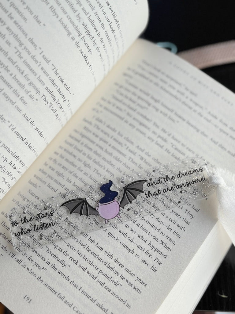 To The Stars Who Listen Acrylic Bookmark - Awfullynerdy.co