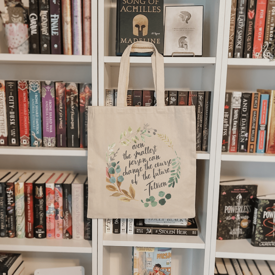 Tolkien Quote Sublimated Canvas Tote Bag - Awfullynerdy.co