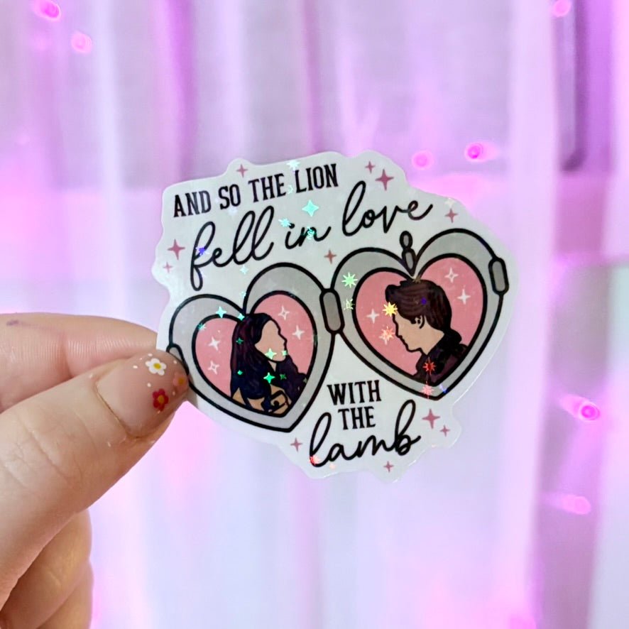 Twilight And so the Lion Fell in Love with the Lamb Inspired Sticker - Awfullynerdy.co