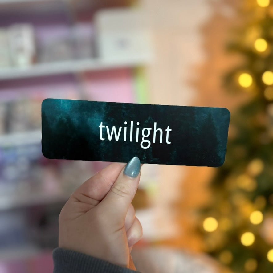 Twilight Collage Dual - Sided Cardstock Bookmark - Awfullynerdy.co