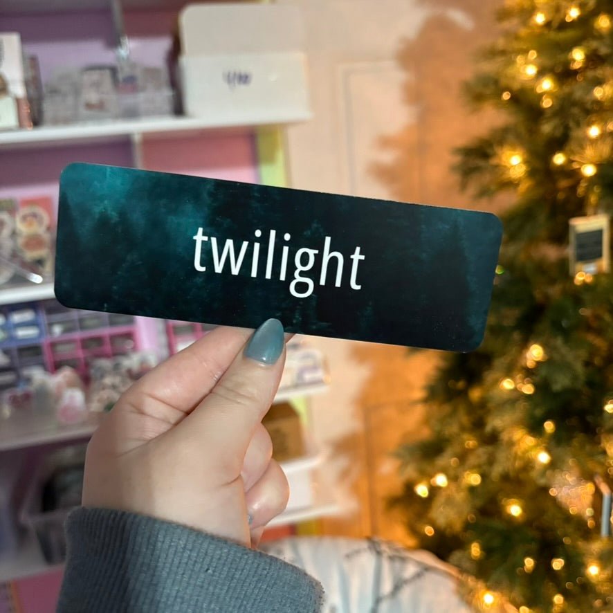 Twilight Collage Dual - Sided Cardstock Bookmark - Awfullynerdy.co