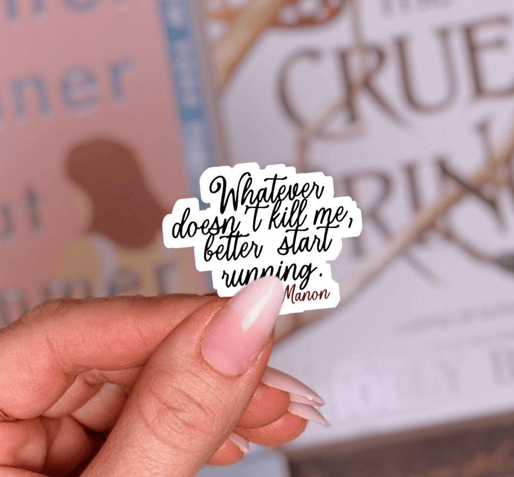 Whatever Doesn't Kill You... Laminated Sticker - Awfullynerdy.co
