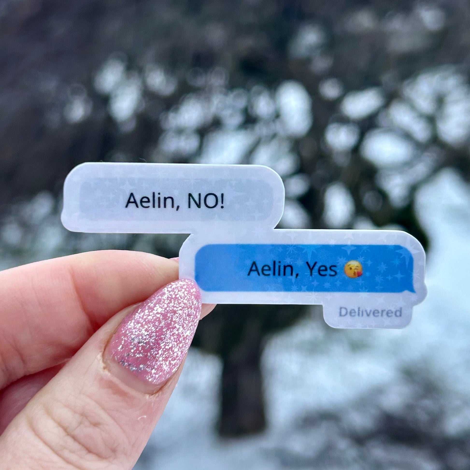 Aelin Text Message Sticker - Awfullynerdy.co