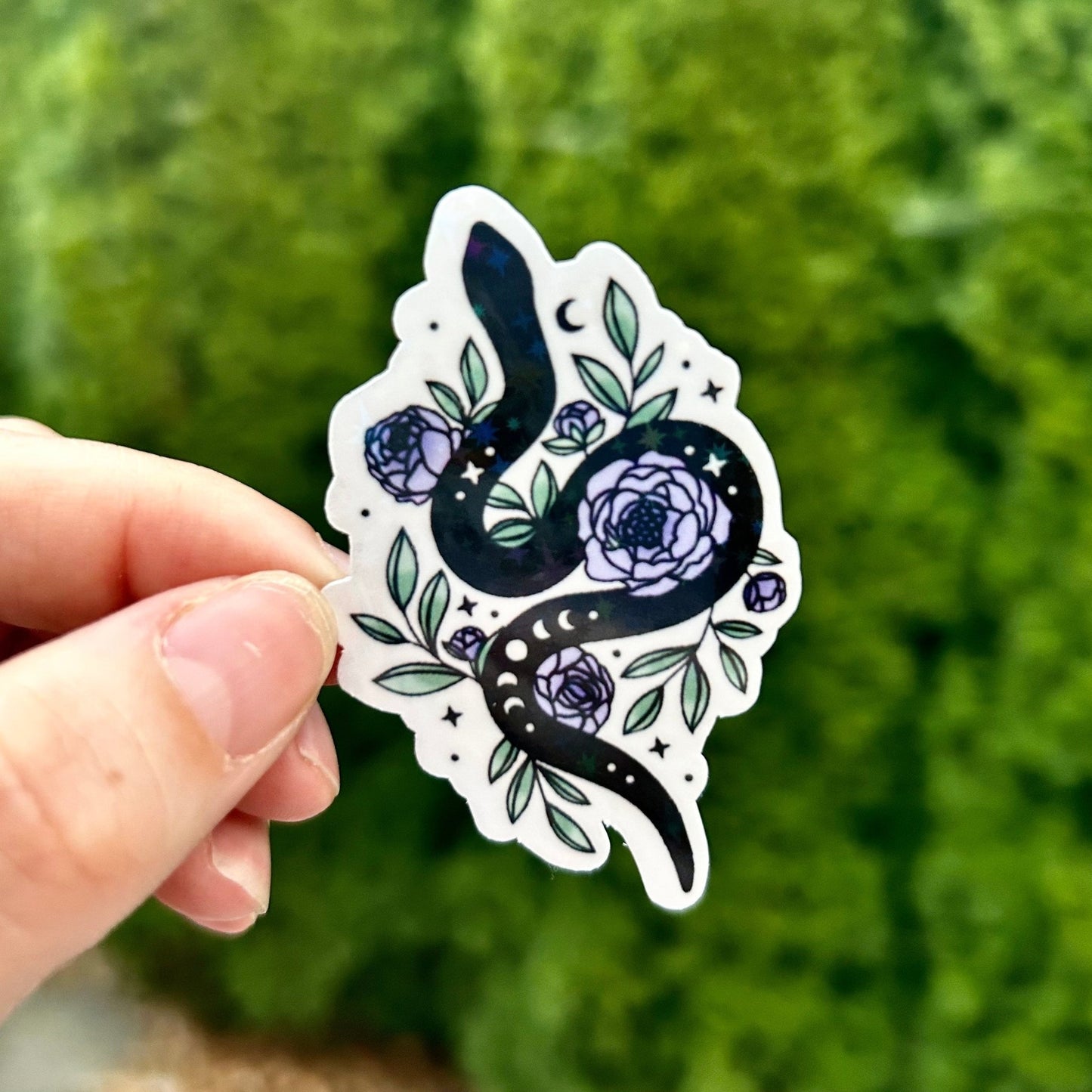 Black Snake Sticker - Awfullynerdy.co