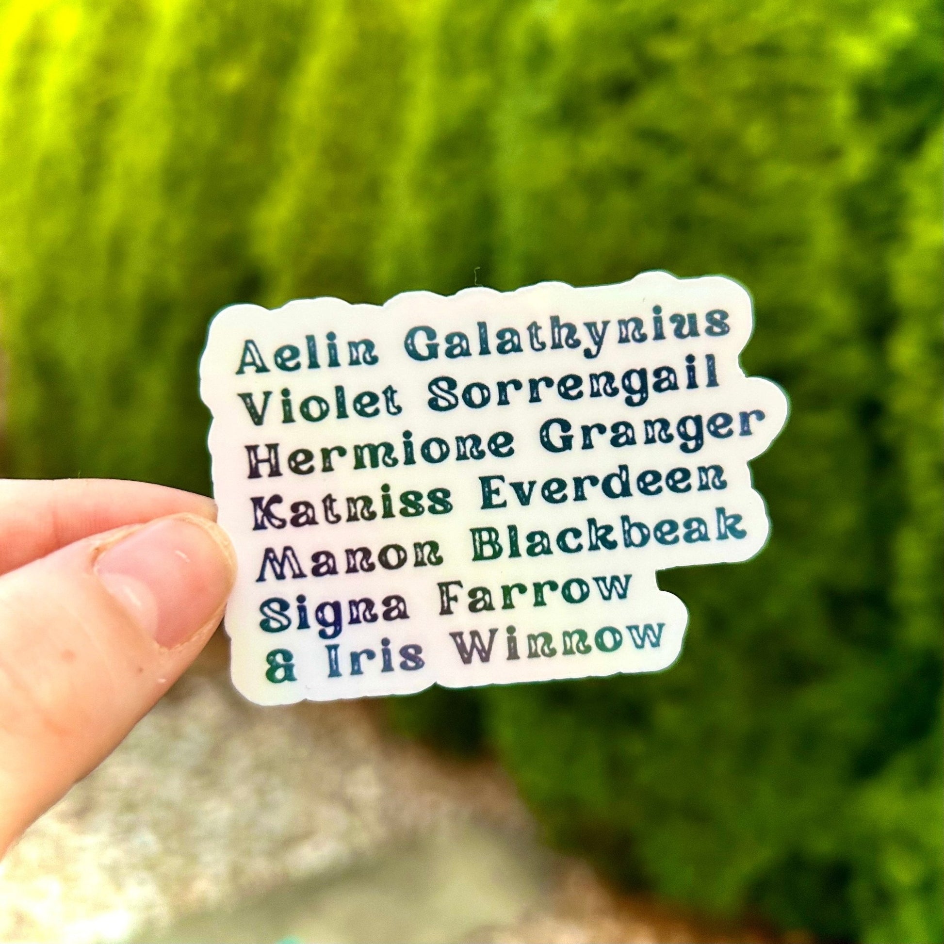 Custom Names Sticker - Awfullynerdy.co