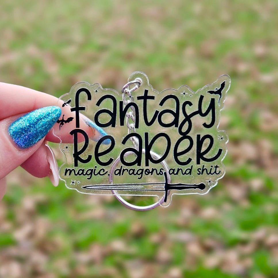 Fantasy Reader Keychain - Awfullynerdy.co