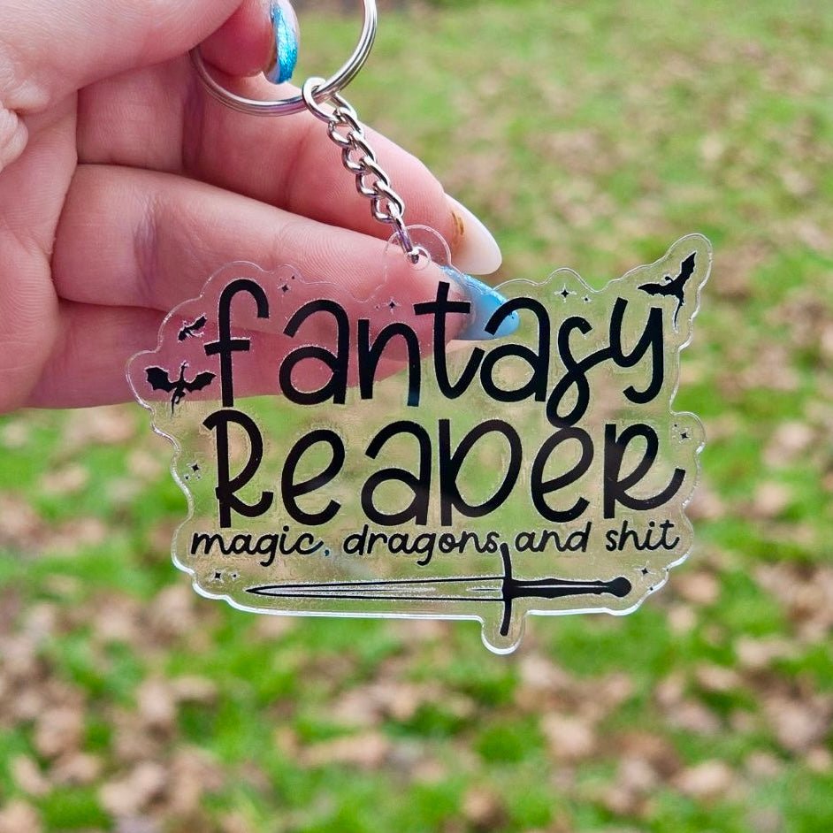 Fantasy Reader Keychain - Awfullynerdy.co