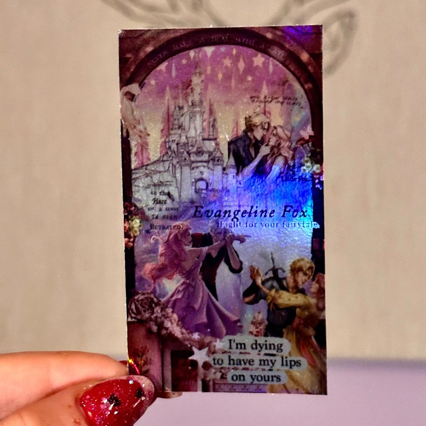 Once Upon a Broken Heart Holographic Collage Sticker - Awfullynerdy.co