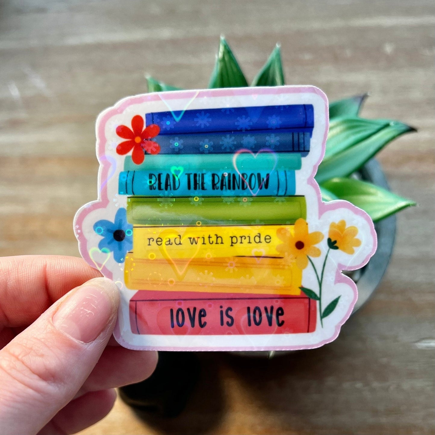 Pride Reading Sticker