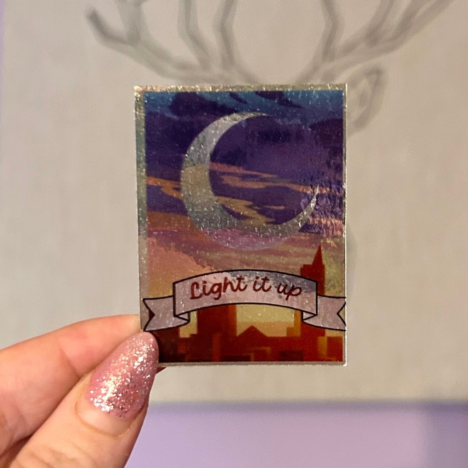 Sarah J Maas Metallic Holographic Location Stickers - Awfullynerdy.co
