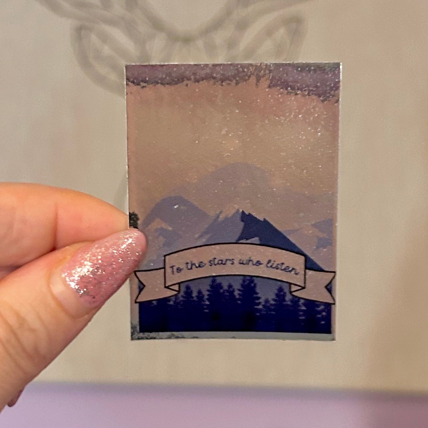 Sarah J Maas Metallic Holographic Location Stickers - Awfullynerdy.co