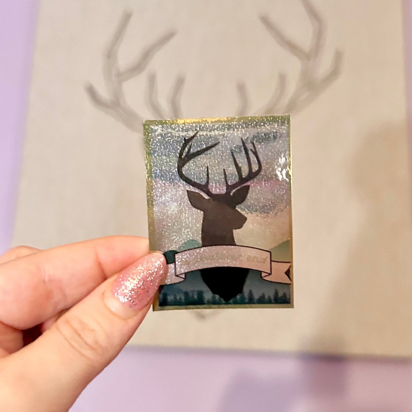 Sarah J Maas Metallic Holographic Location Stickers - Awfullynerdy.co