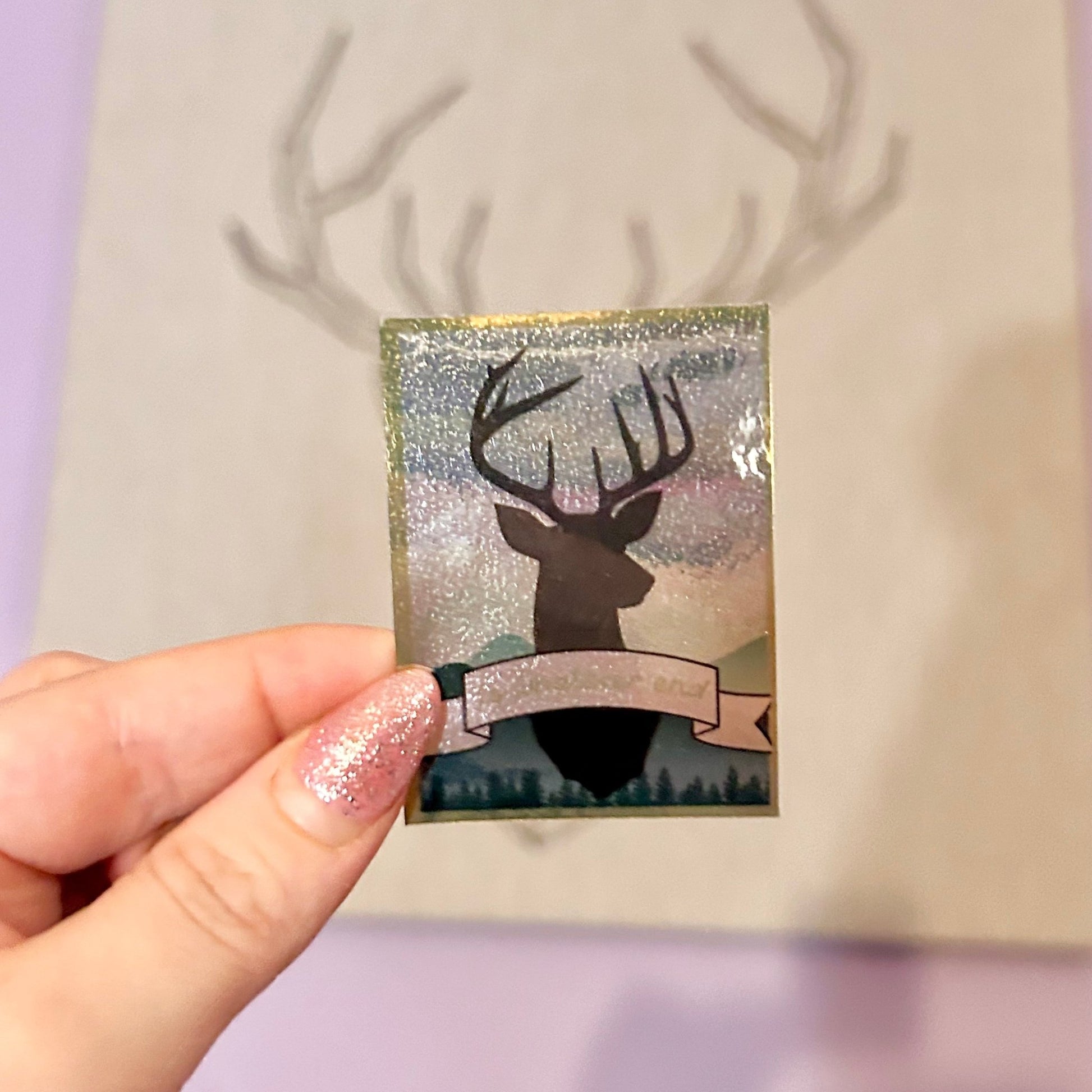 Sarah J Maas Metallic Holographic Location Stickers - Awfullynerdy.co