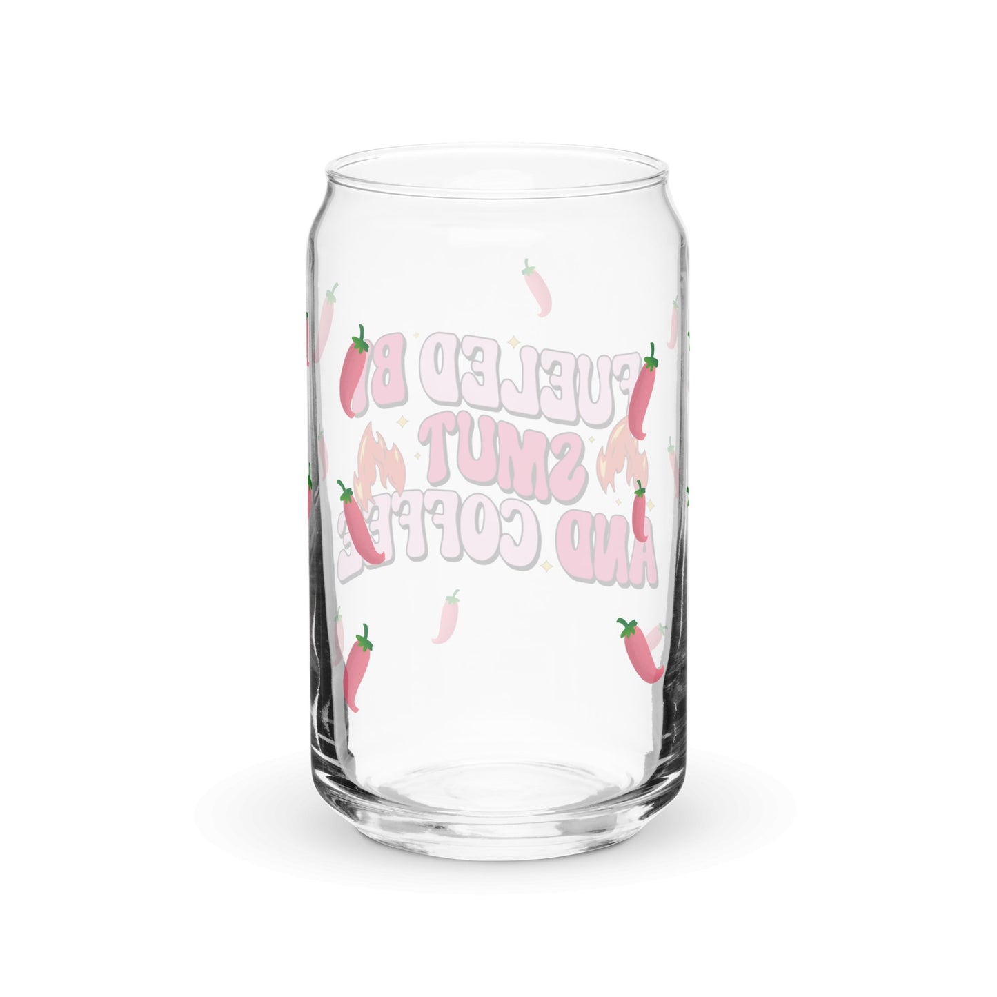 Smut and Coffee 16 oz glass | Bookish Cup for Smut Lovers