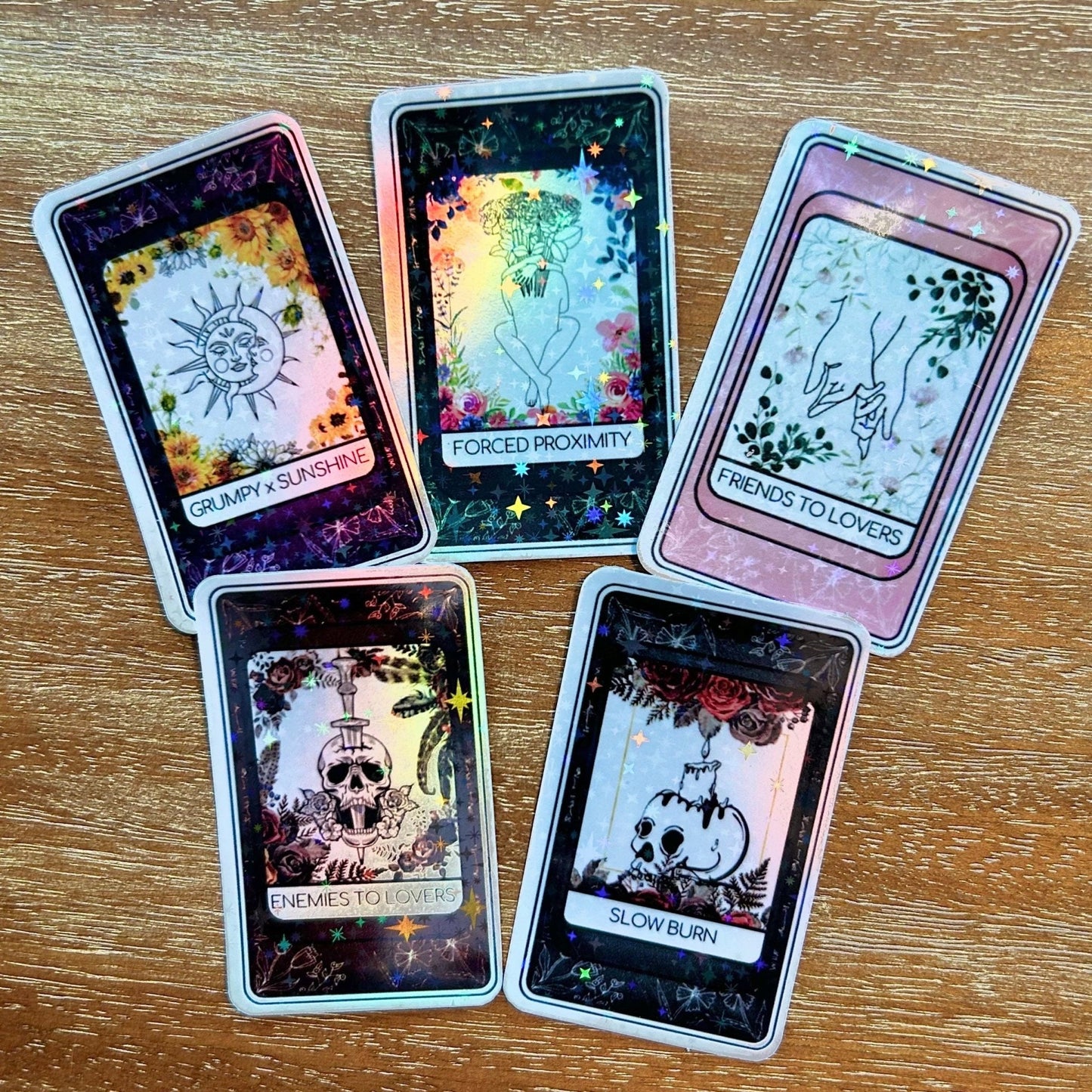 Tarot Card Book Tropes Sticker Bundle - Awfullynerdy.co