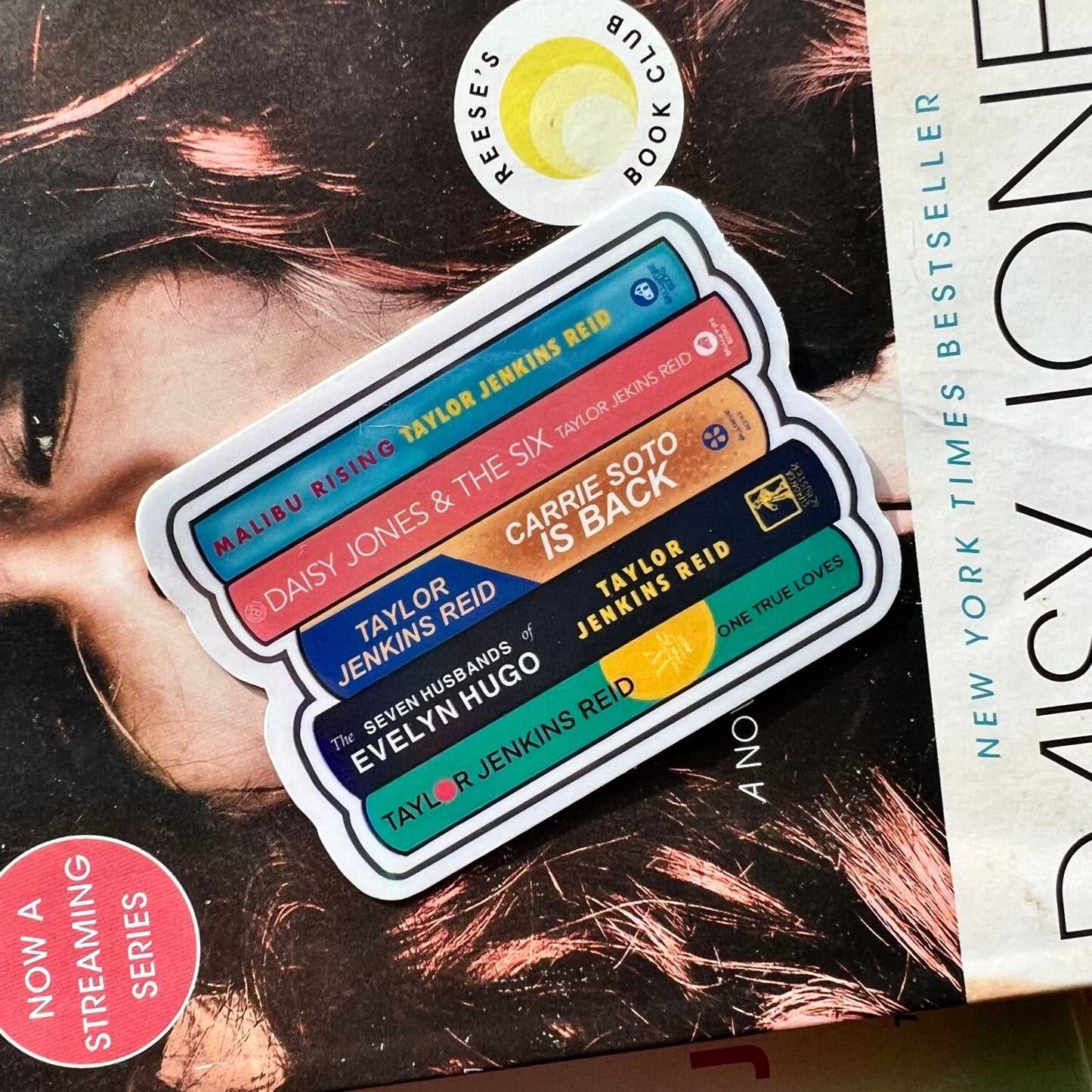 Taylor Jenkins Reid Books Sticker - Awfullynerdy.co