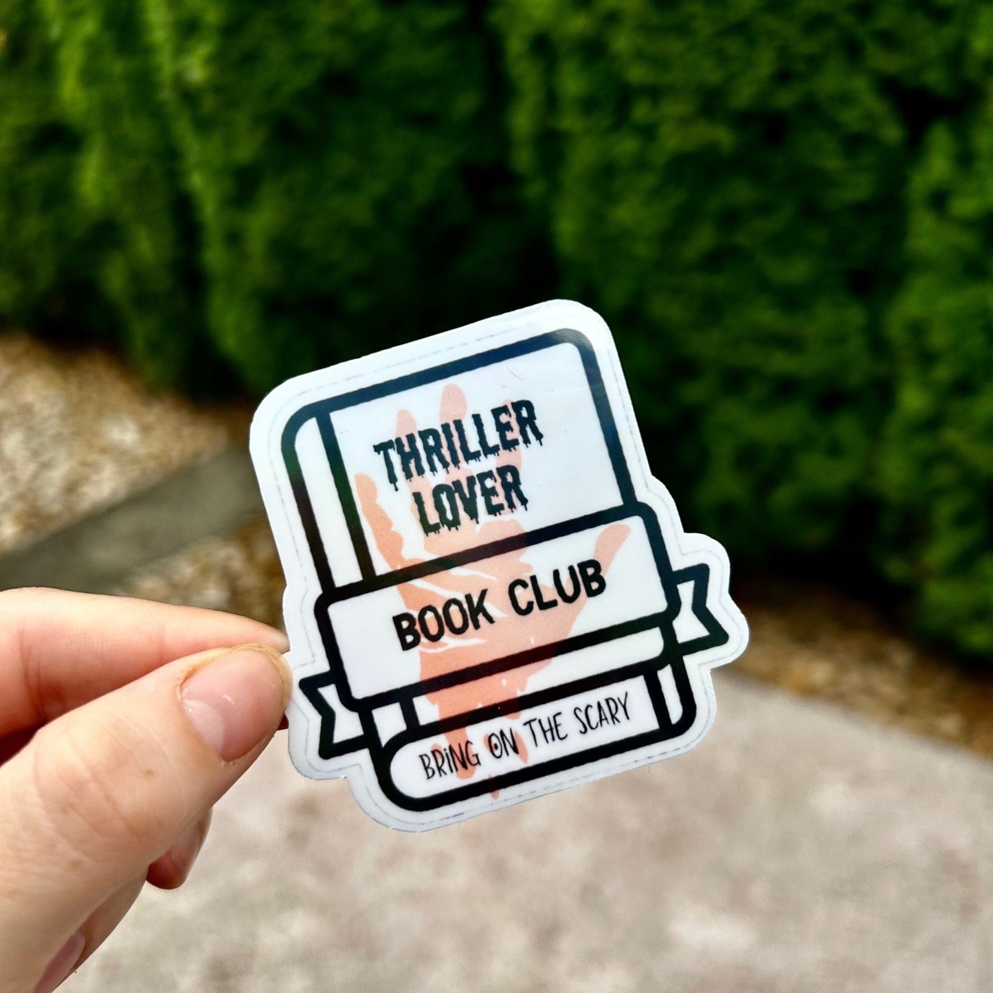Thriller Book Club Sticker - Awfullynerdy.co