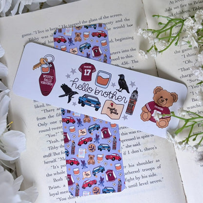 Hello Brother Dual-Sided Cardstock Bookmark