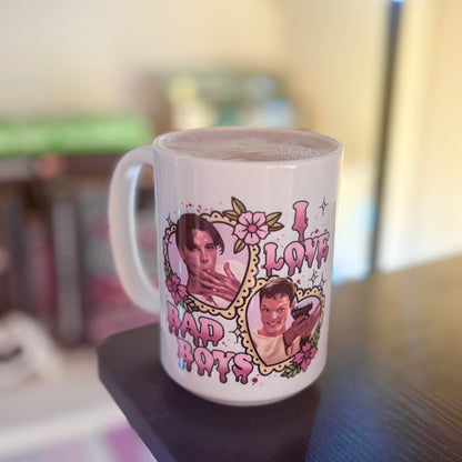 I Love Bad Boys Scream Inspired Sublimated Mug
