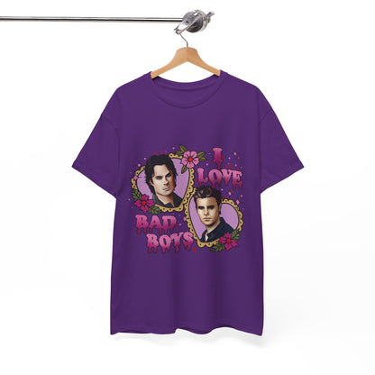 Graphic Tee — "I Love Bad Boys" TVD T-Shirt