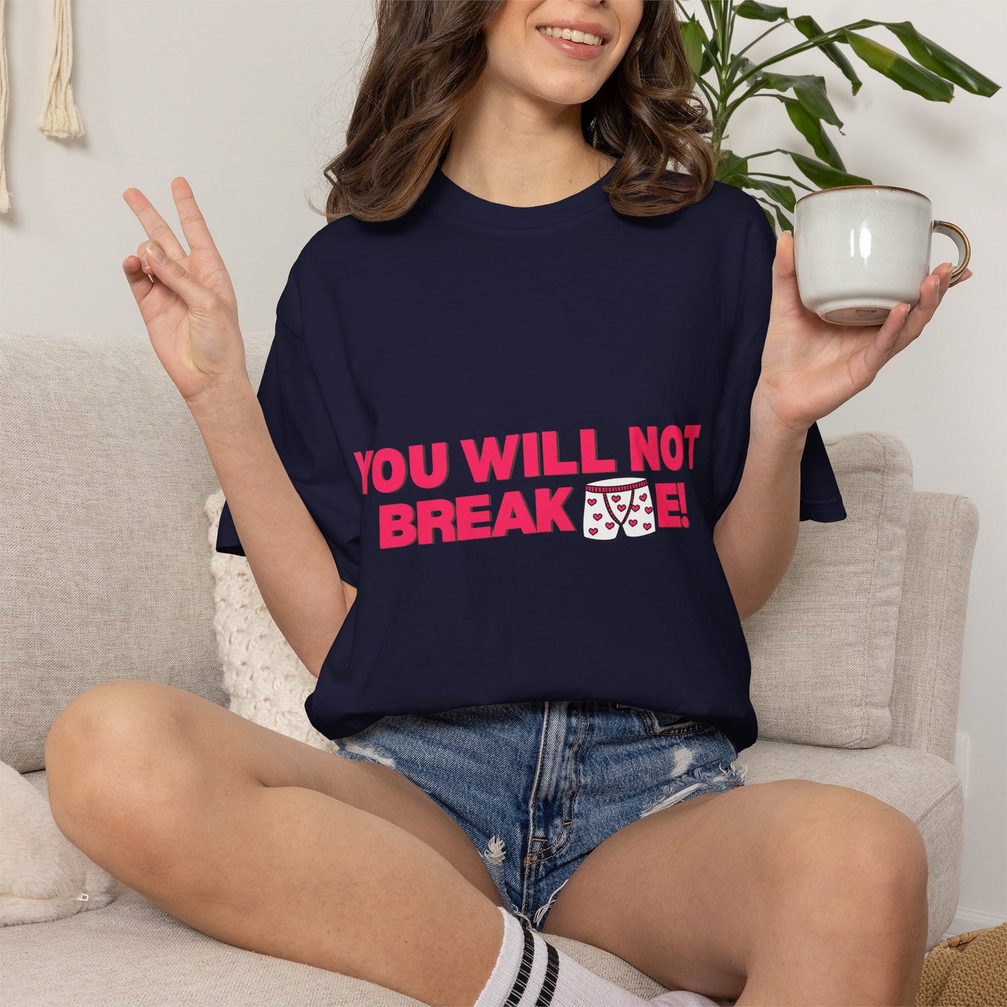 T-Shirt — "You Will Not Break Me" Bold Empowerment Tee