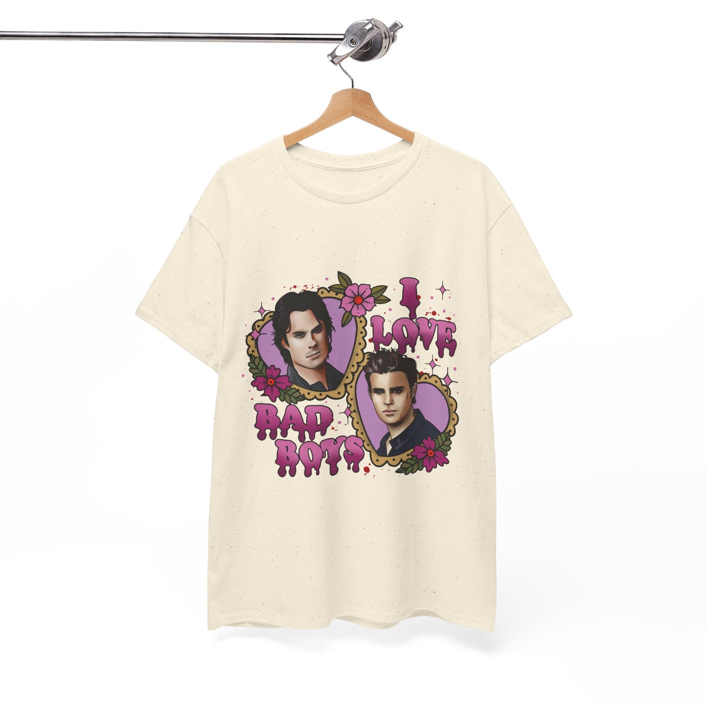 Graphic Tee — "I Love Bad Boys" TVD T-Shirt