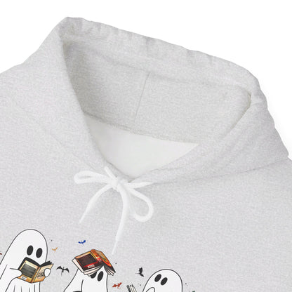 Fourth Wing Reading Ghosts Heavy Blend™ Hooded Sweatshirt - Awfullynerdy.co