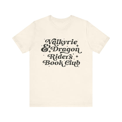 Valkyrie & Dragon Riders Book Club Unisex Jersey Short Sleeve Tee