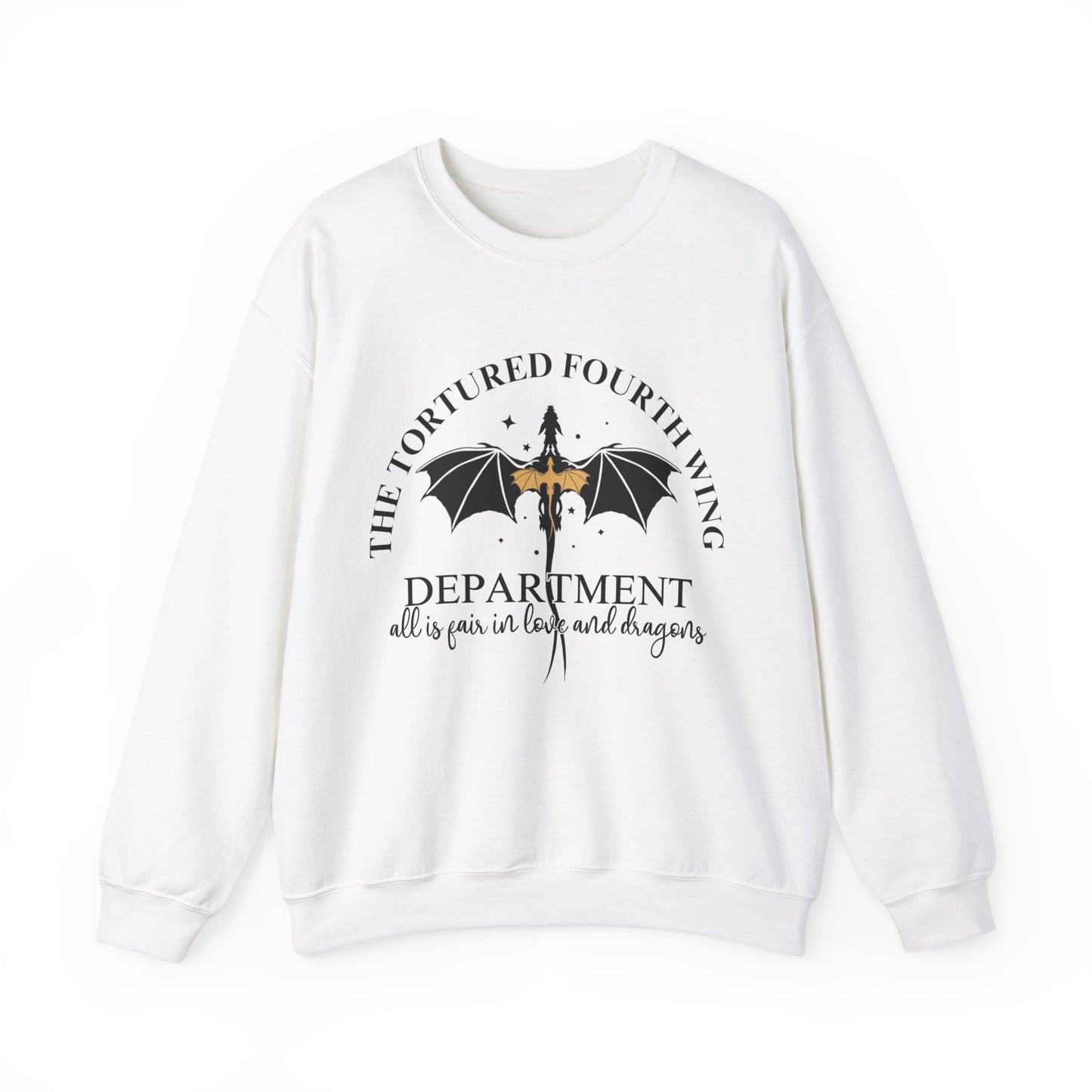 The Tortured Fourth Wing Department Unisex Heavy Blend™ Crewneck Sweatshirt